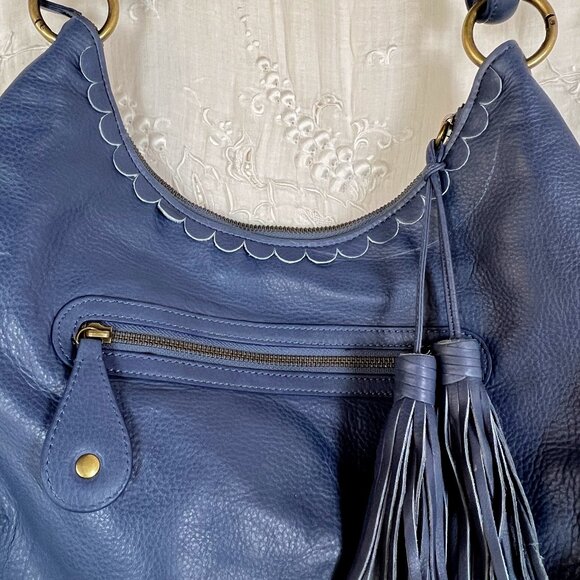 Isabella Fiore Hobo Leather Embroidered Bag 🎉3X Host Pick🎉 - Picture 8 of 16